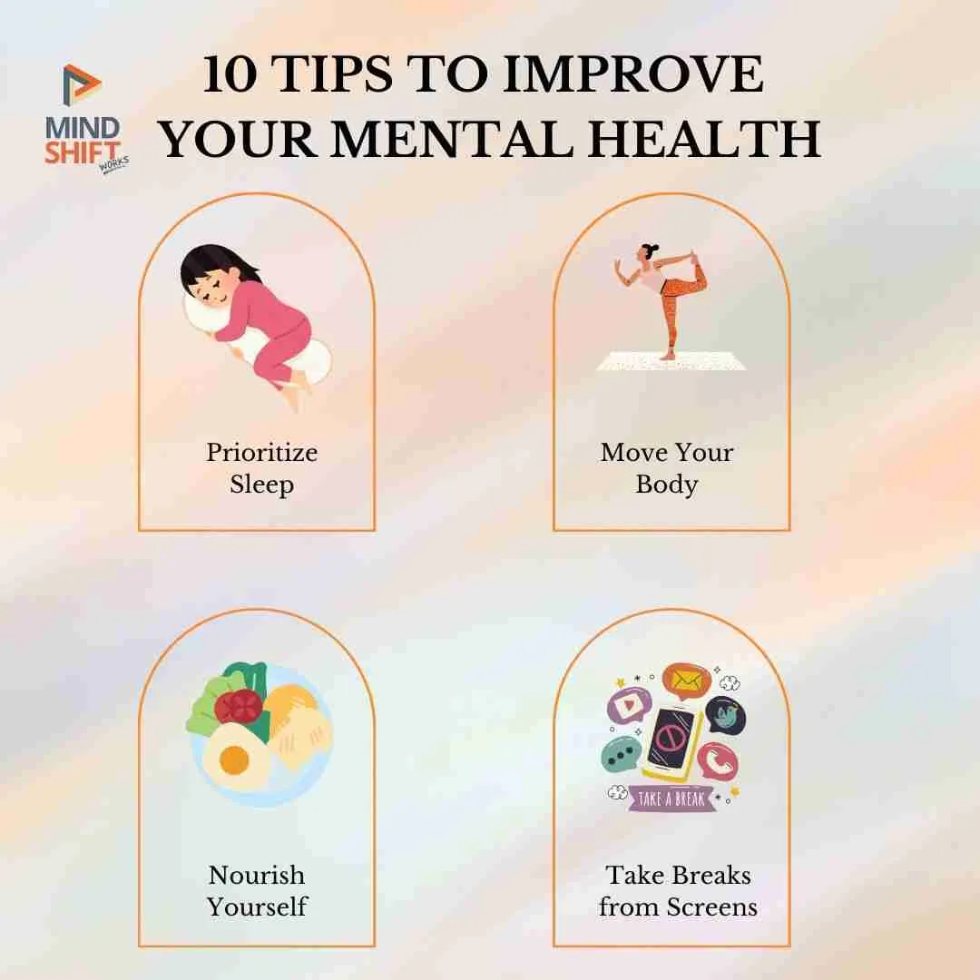 Mental Health Tips stucture
