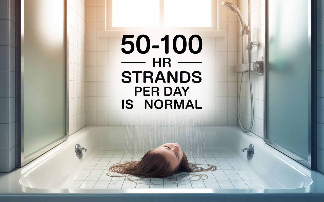 How Much Hair Is Normal to Lose in the Shower